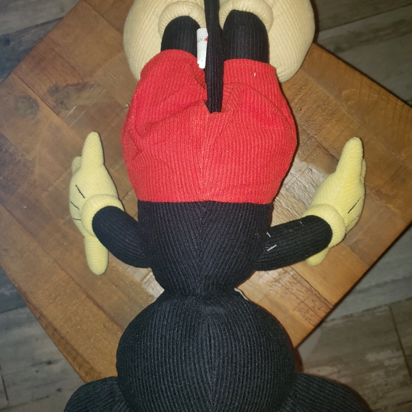 Disney Mickey Mouse Corduroy Plush Authentic Disney Store Exclusive - Picture 4 of 5